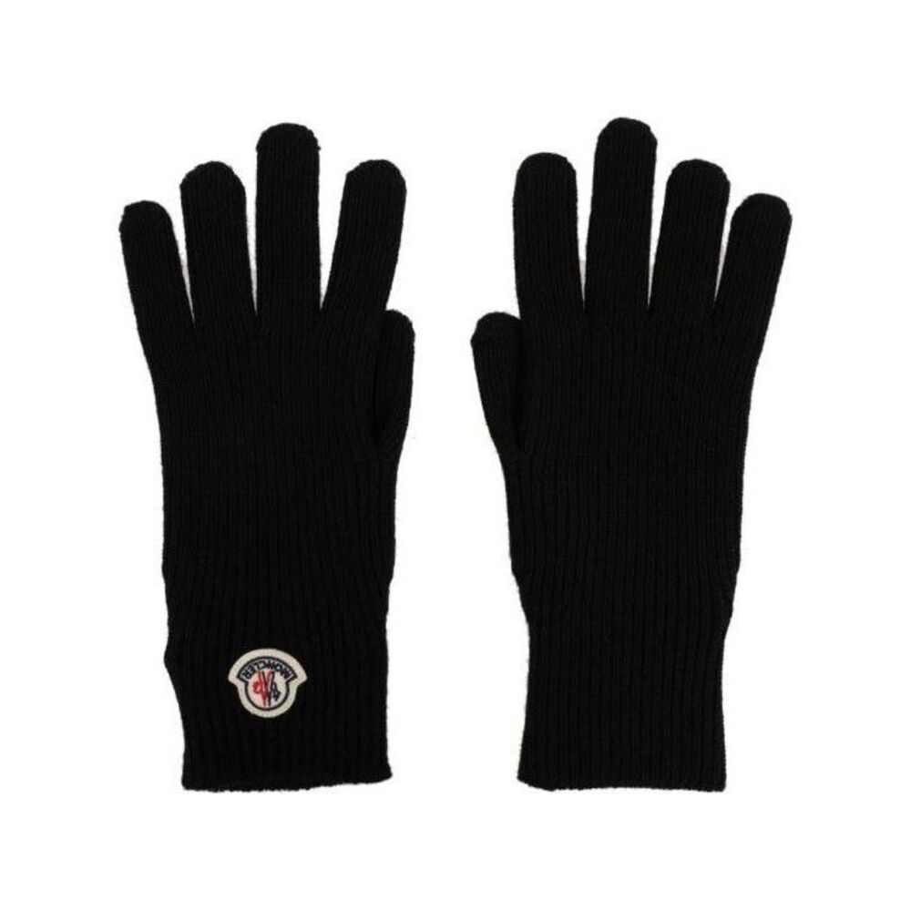 Logo Patch Wool Gloves